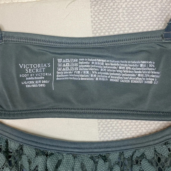 🌸Victoria Secret green lace bralette - Picture 6 of 9